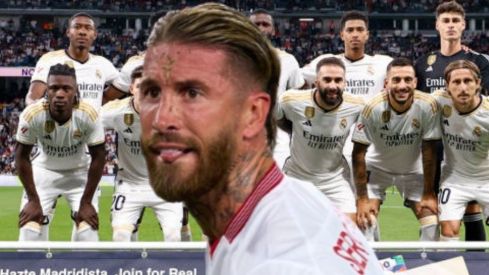Sergio Ramos y jugadores Real Madrid