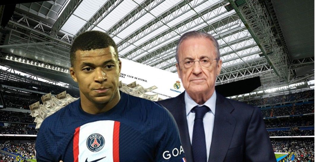 Kylian Mbappé y Florentino Pérez