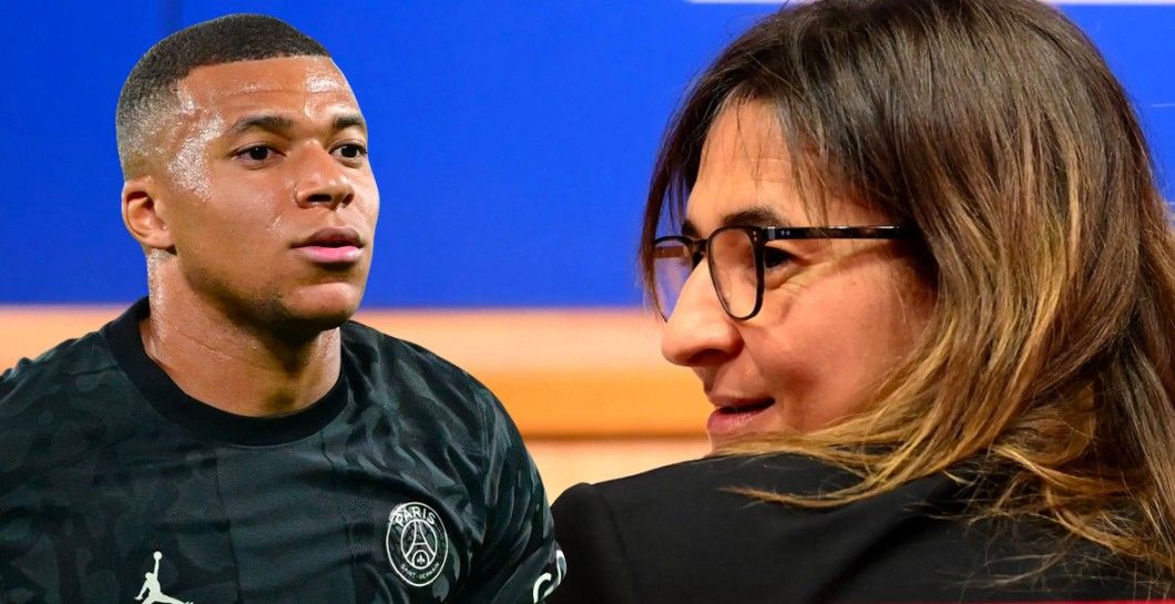 Kylian Mbappé y Fayza Lamari