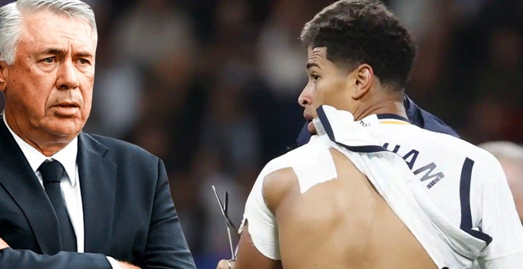 Carlo Ancelotti y Jude Bellingham