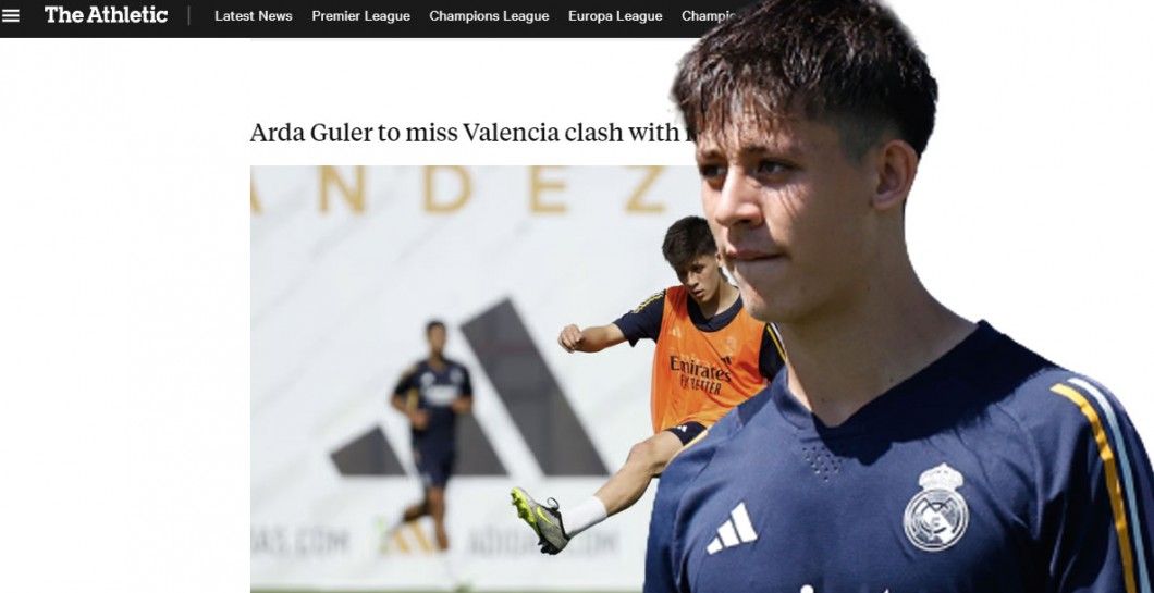 Güler y The Athletic