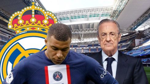 Kylian Mbappé y Florentino Pérez