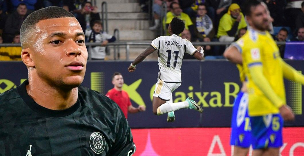 Rodrygo Goes y Kylian Mbappé