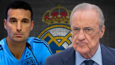 Lionel Scaloni y Florentino Pérez