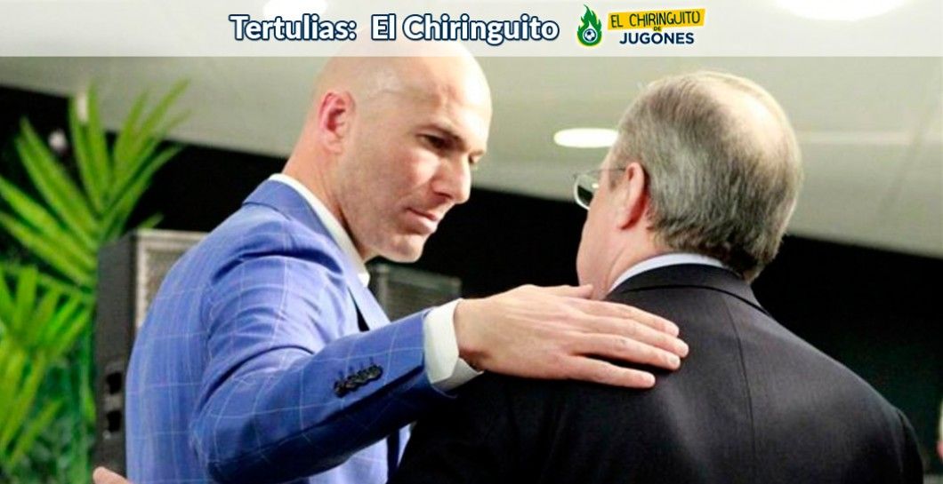 Zinedine Zidane y Florentino Pérez