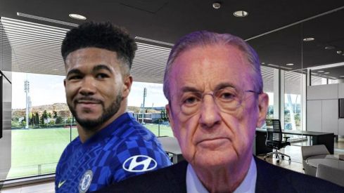 Reece James y Florentino Pérez