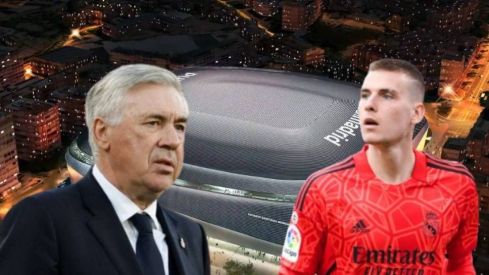 Ancelotti y Lunin