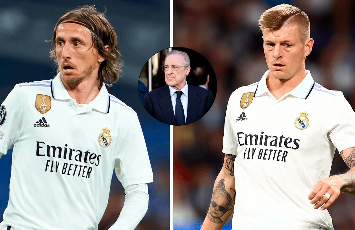 Modric, Kroos y Florentino