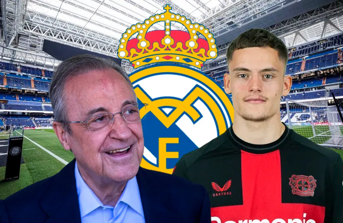 Florentino Pérez y Florian Wirtz