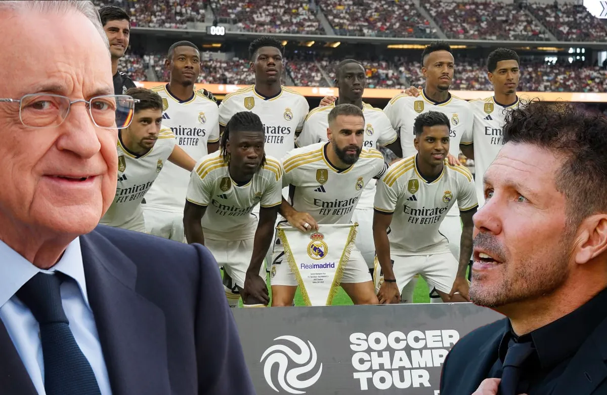 Florentino Pérez y Diego Pablo Simeone