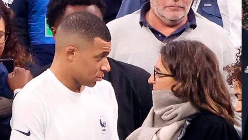 Fayza Lamari y Kylian Mbappé