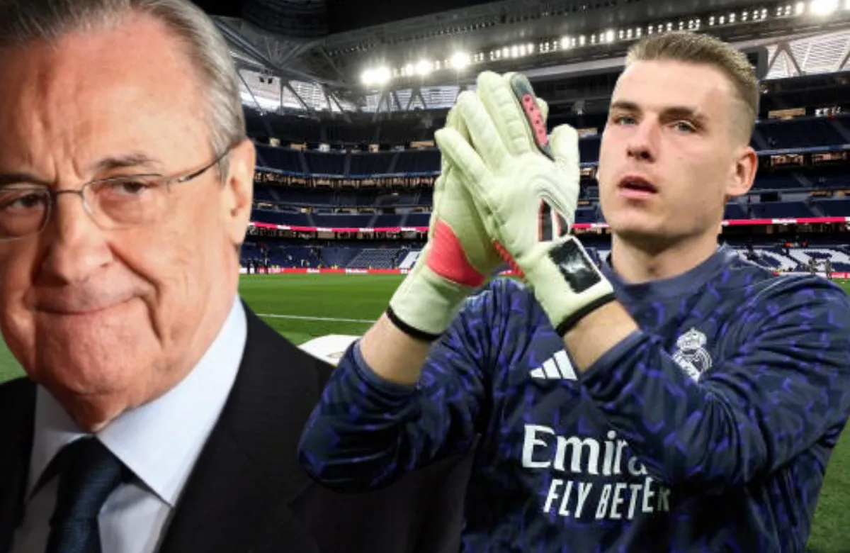 Andriy Lunin y Florentino.