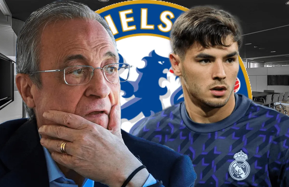 Brahim Díaz y Florentino Pérez