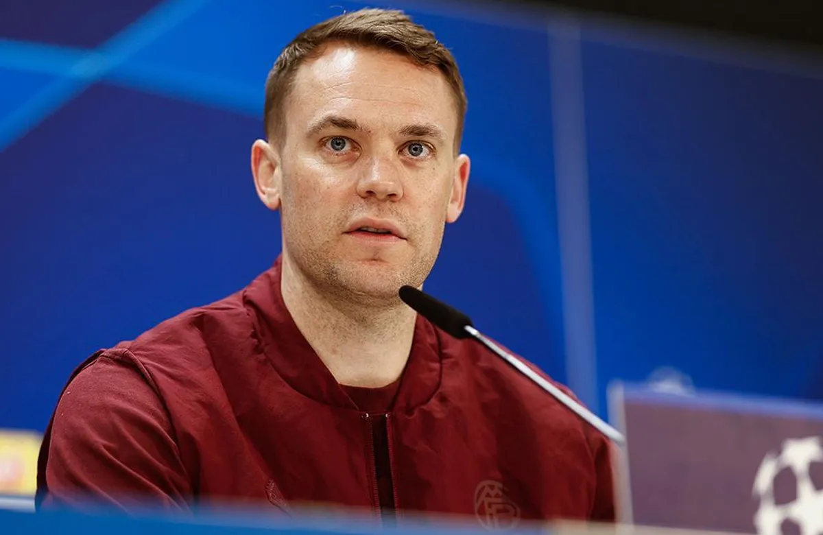 Manuel Neuer en una rueda de prensa