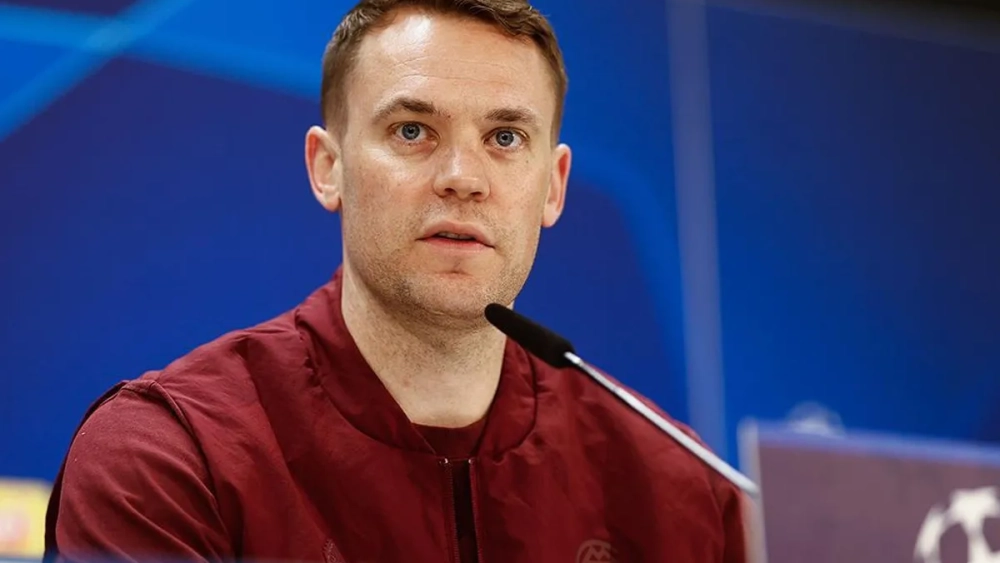 Manuel Neuer en una rueda de prensa Manuel Neuer en una rueda de prensa