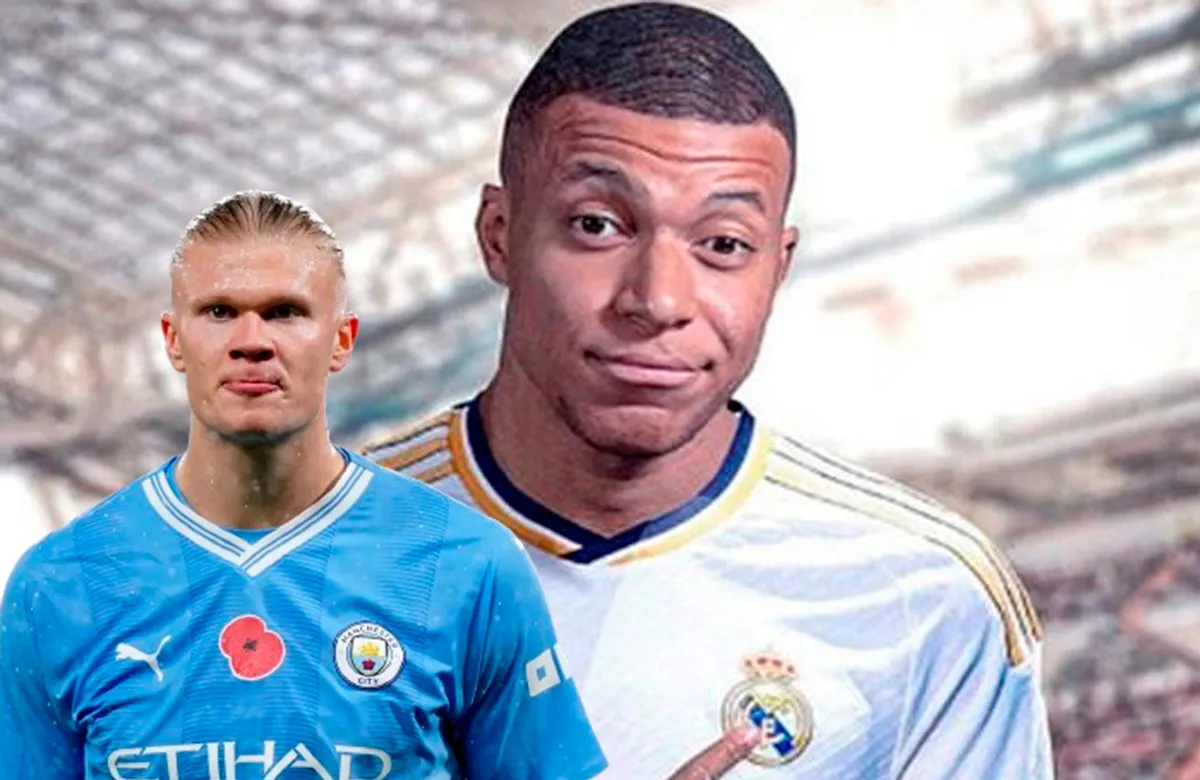 Kylian Mbappé y Erling Haaland