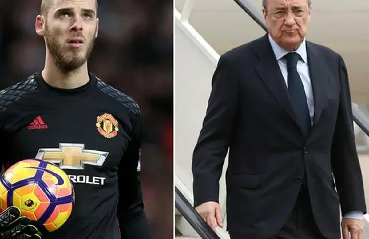 David De Gea y Florentino Pérez