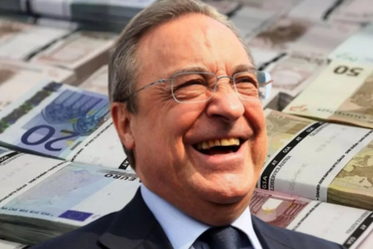 Florentino Pérez e hipogeo del Santiago Bernabéu