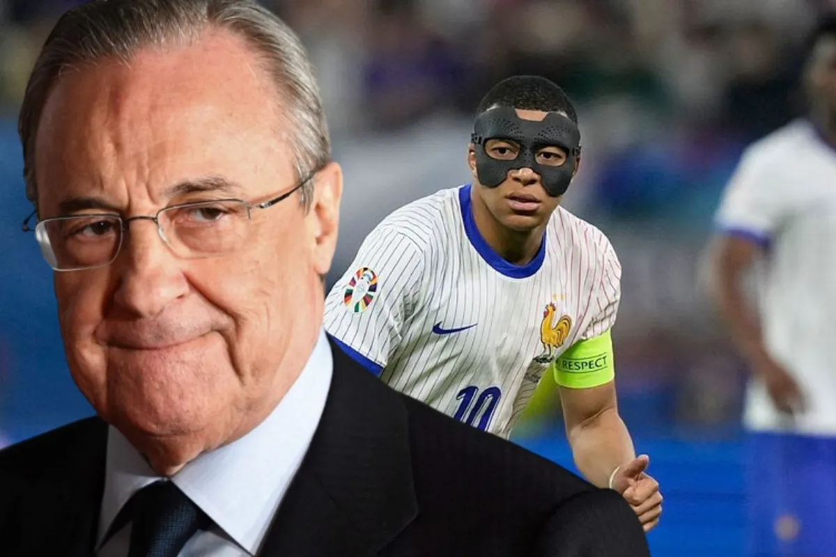 Florentino Pérez y Kylian Mbappé.