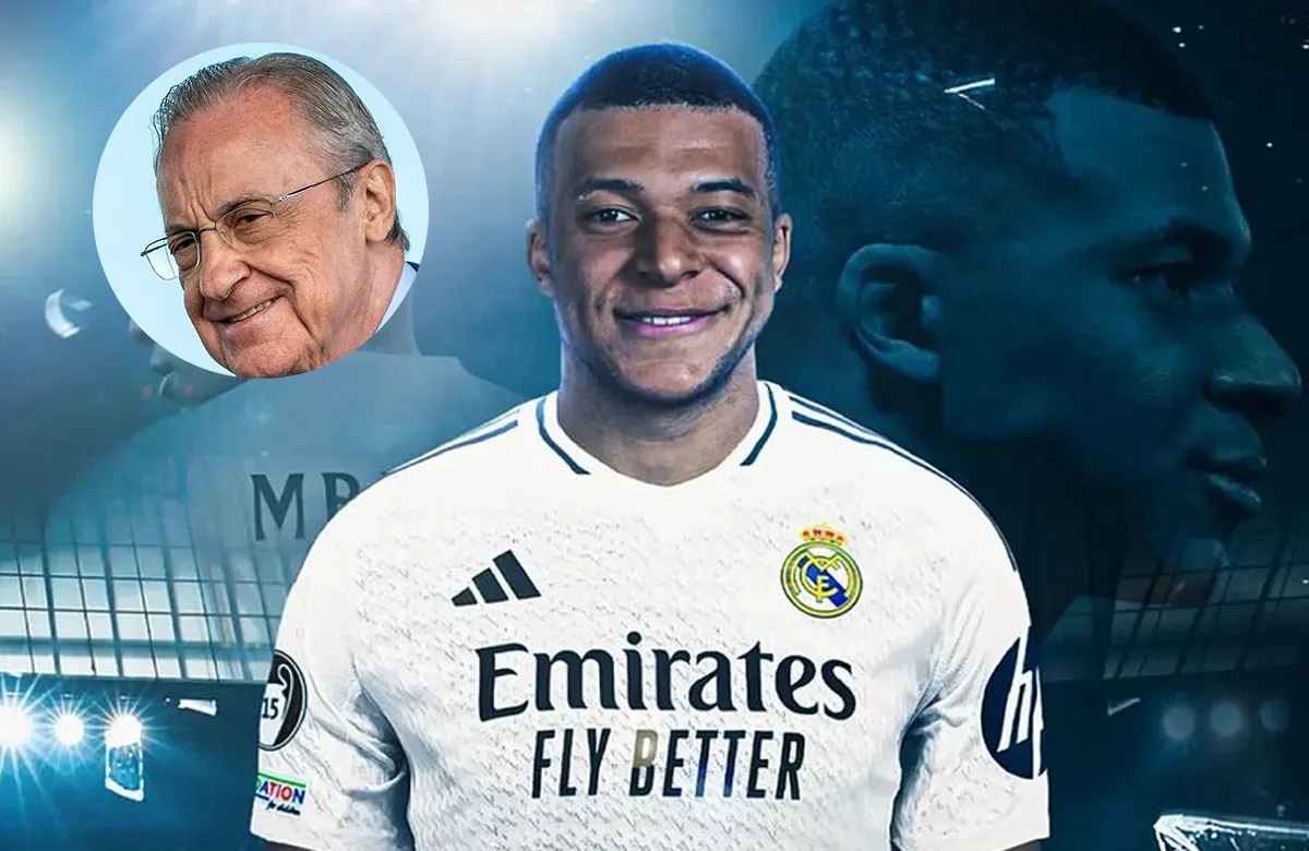 Florentino Pérez y Kylian Mbappé.