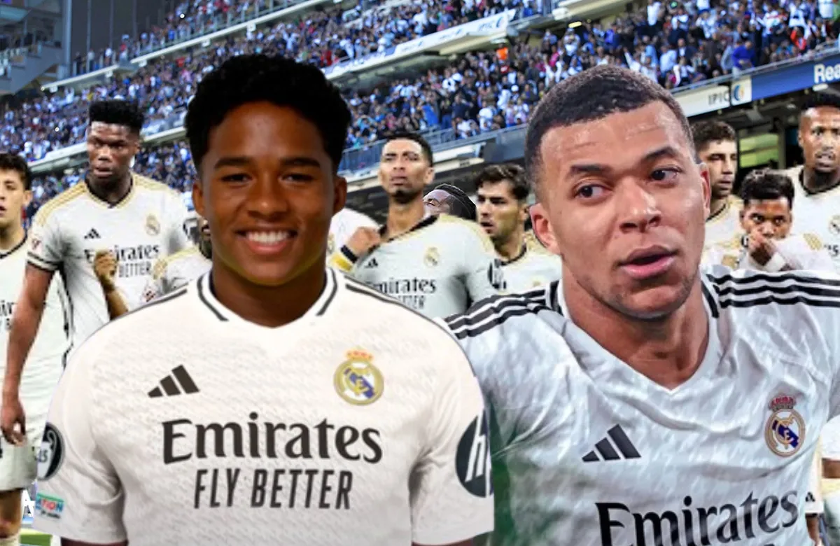 Endrick y Kylian Mbappé.