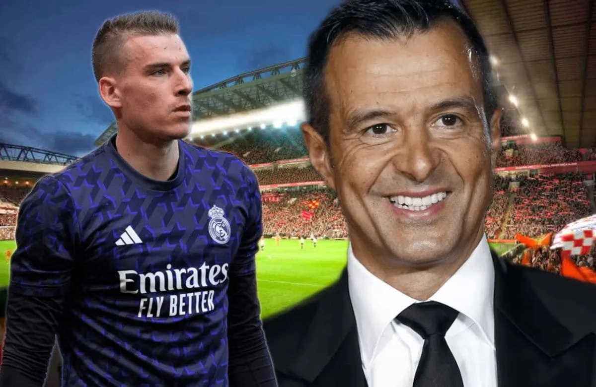Mendes llevó el fichaje de Lunin hasta Anfield Road