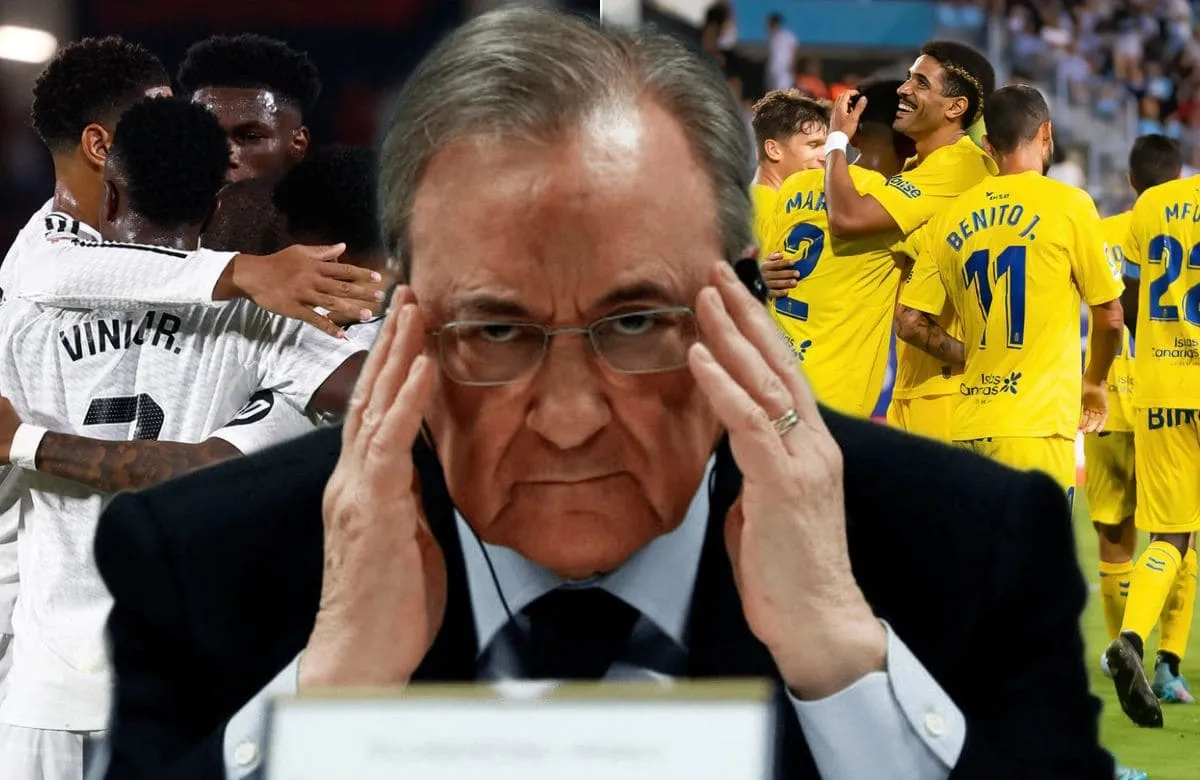 Florentino Pérez ya piensa en el partido contra Las Palmas