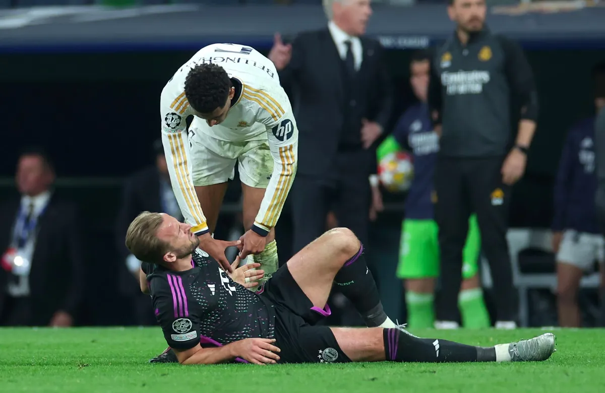 Jude Bellingham y Harry Kane