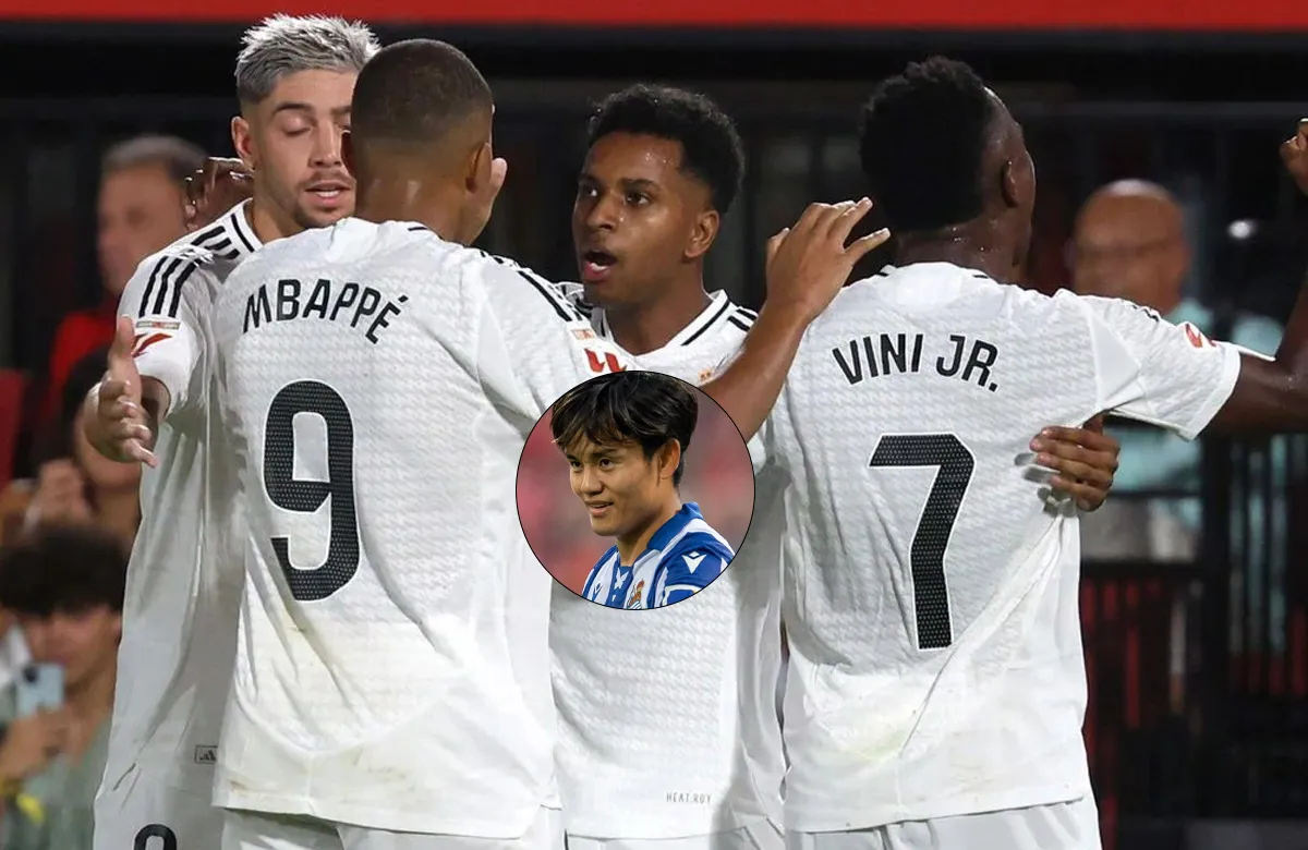 Take Kubo habla del nuevo tridente de ataque del Real Madrid