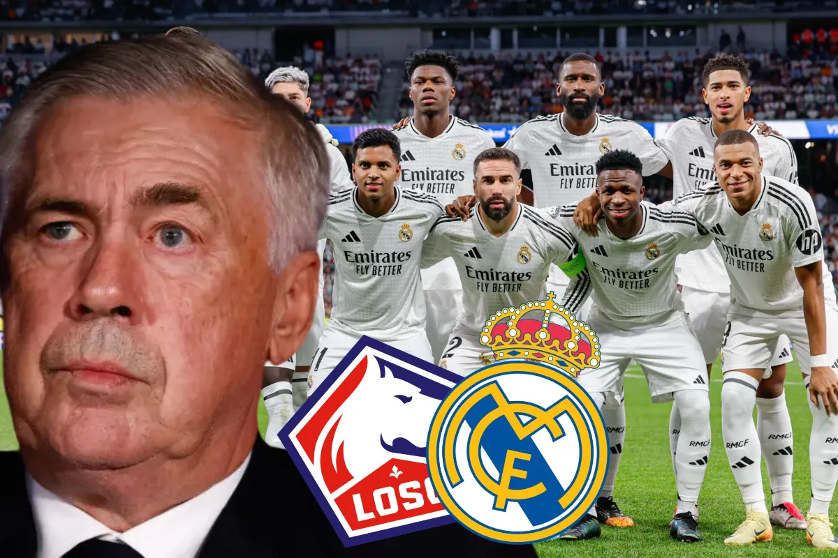 Ancelotti presenta cambios para enfrentarse al Lille.