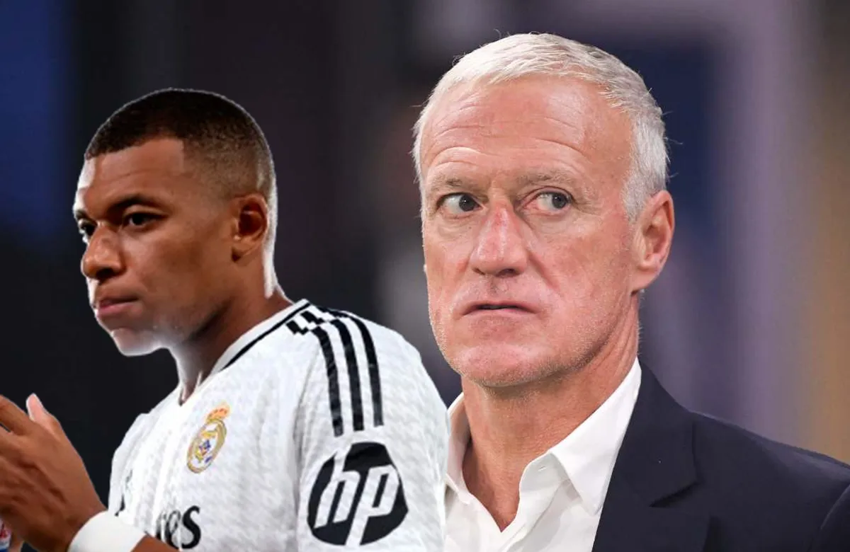 Deschamps y Mbappé