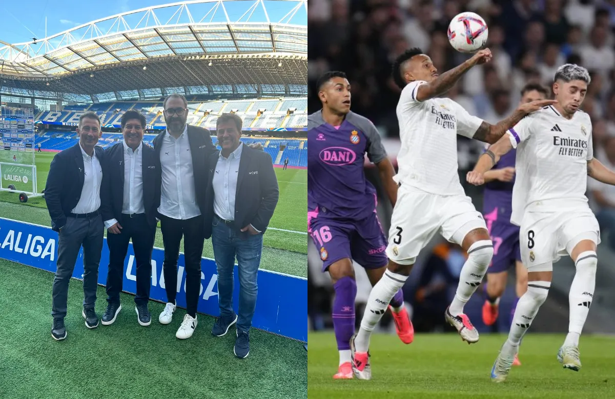 Comentaristas de Movistar y Real Madrid - Espanyol