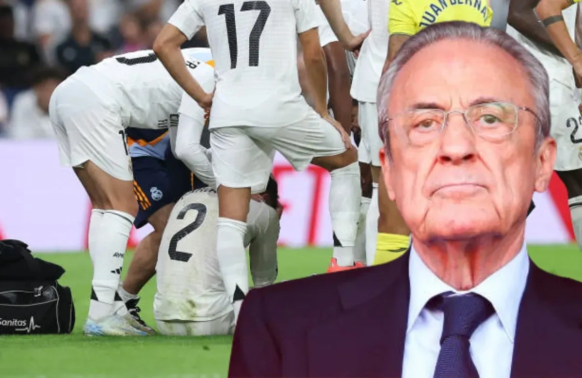 Dani Carvajal y Florentino Pérez. Dani Carvajal y Florentino Pérez.