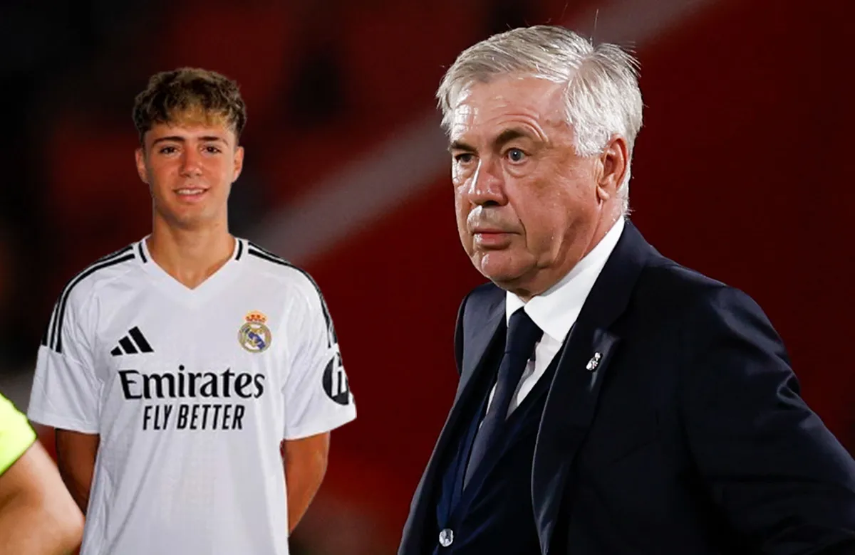 Ancelotti y Víctor Valdepeñas