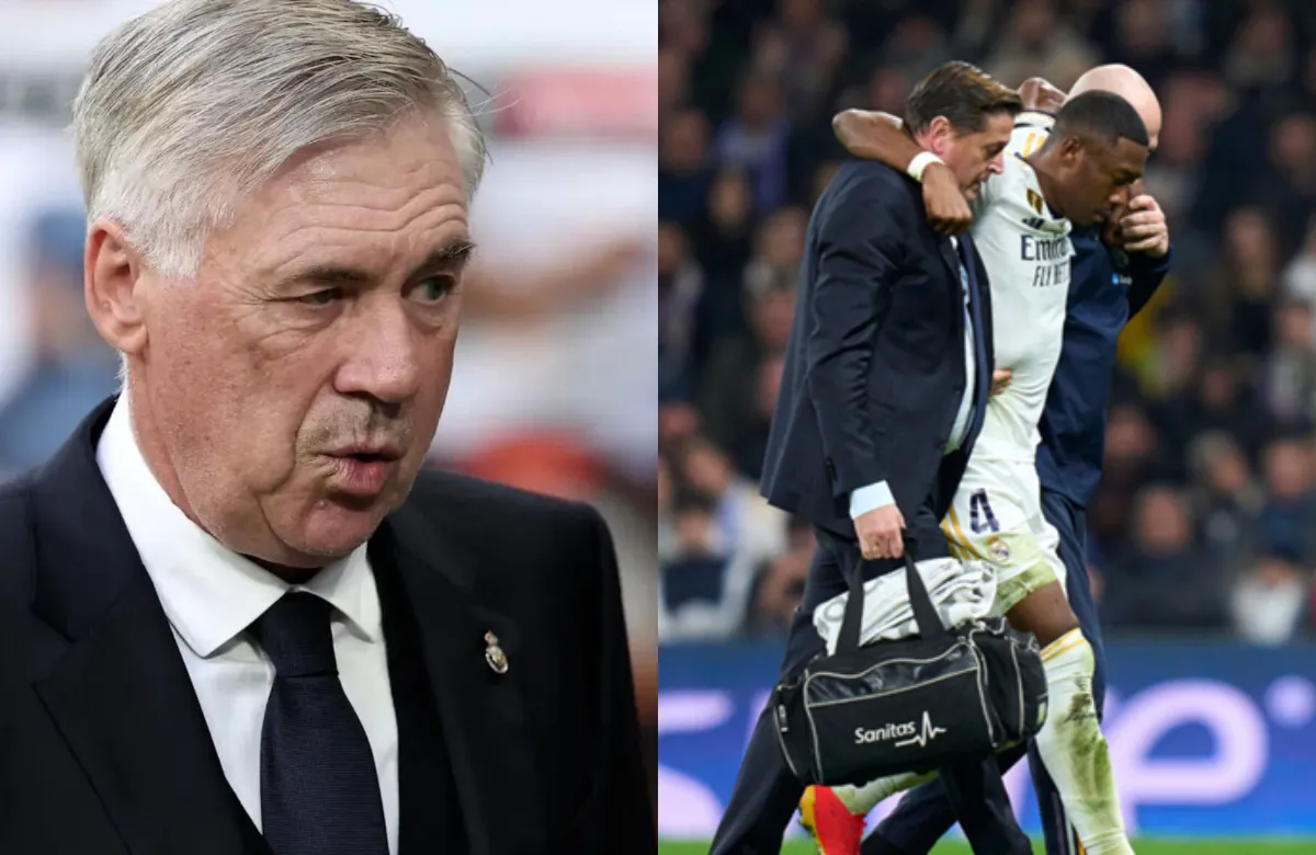 Carlo Ancelotti y David Alaba.