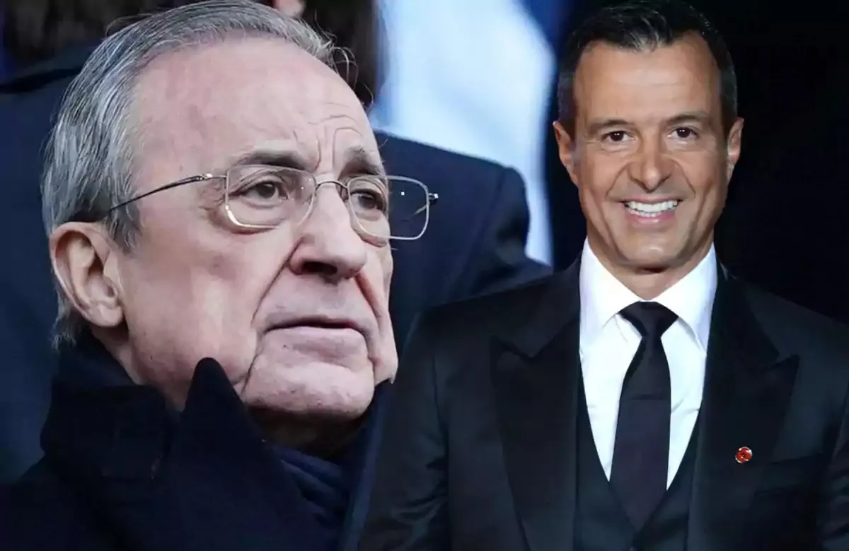 Florentino Pérez y Jorge Mendes.