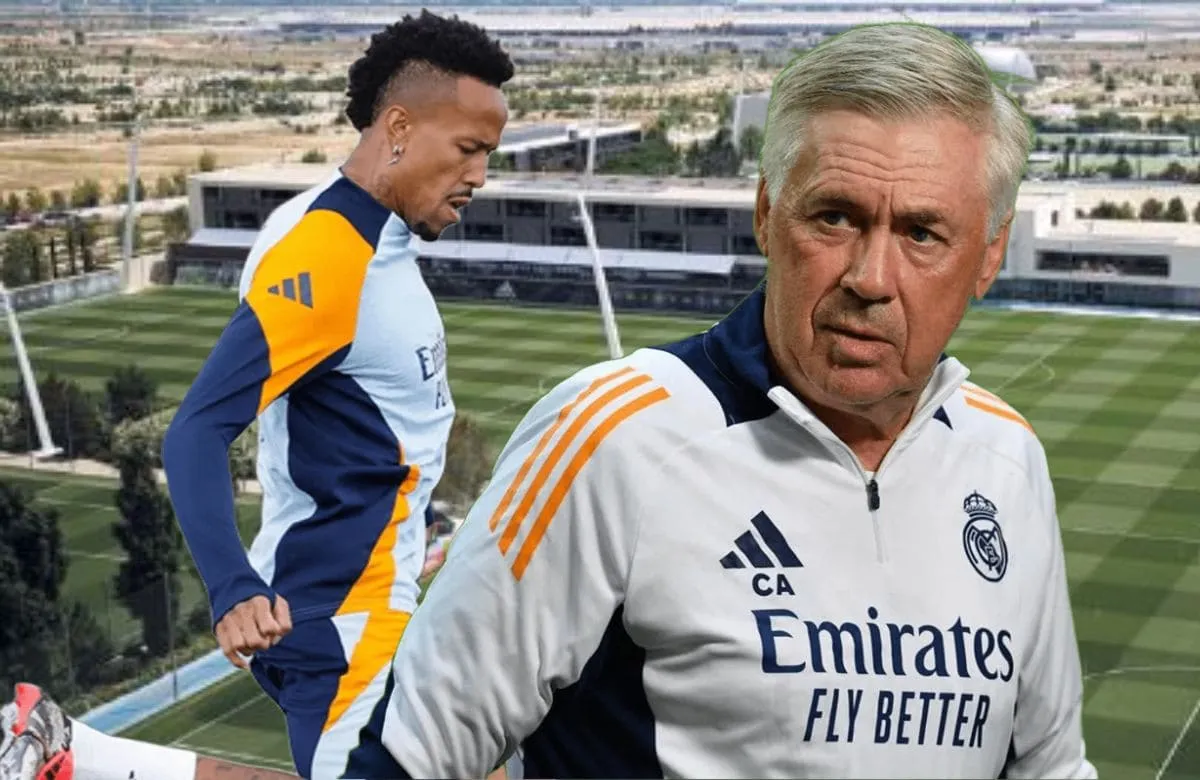 Carlo Ancelotti avanza un cambio a Éder Militão