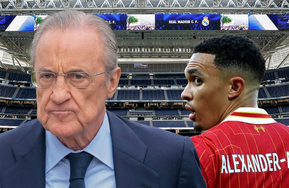 Florentino Pérez y Trent Alexander-Arnold
