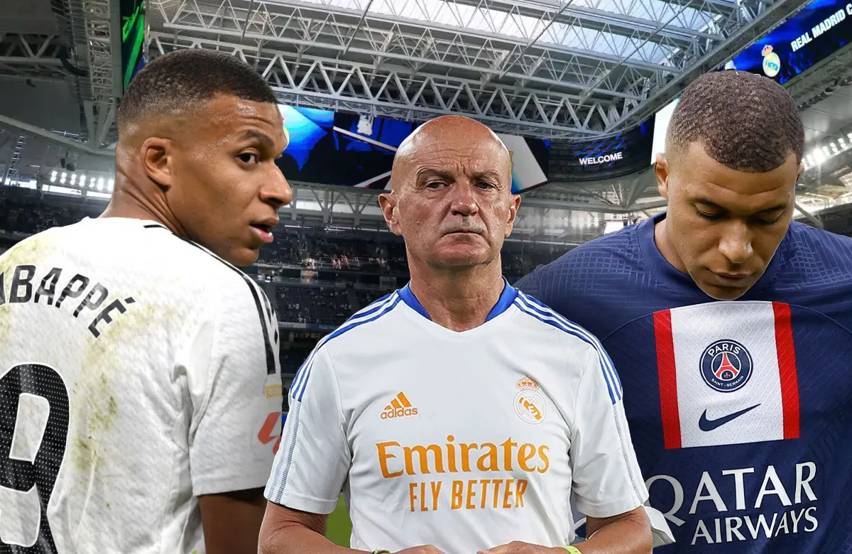 Kylian Mbappé y Antonio Pintus