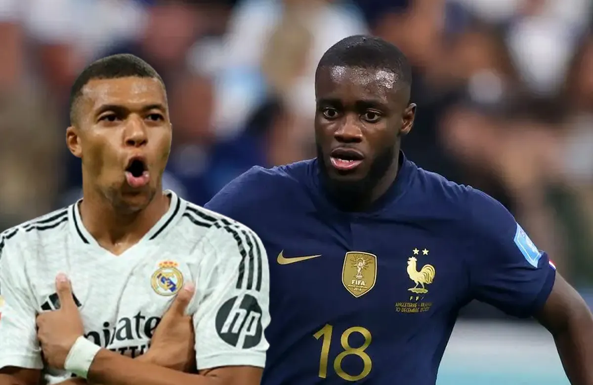 Upamecano y Mbappé