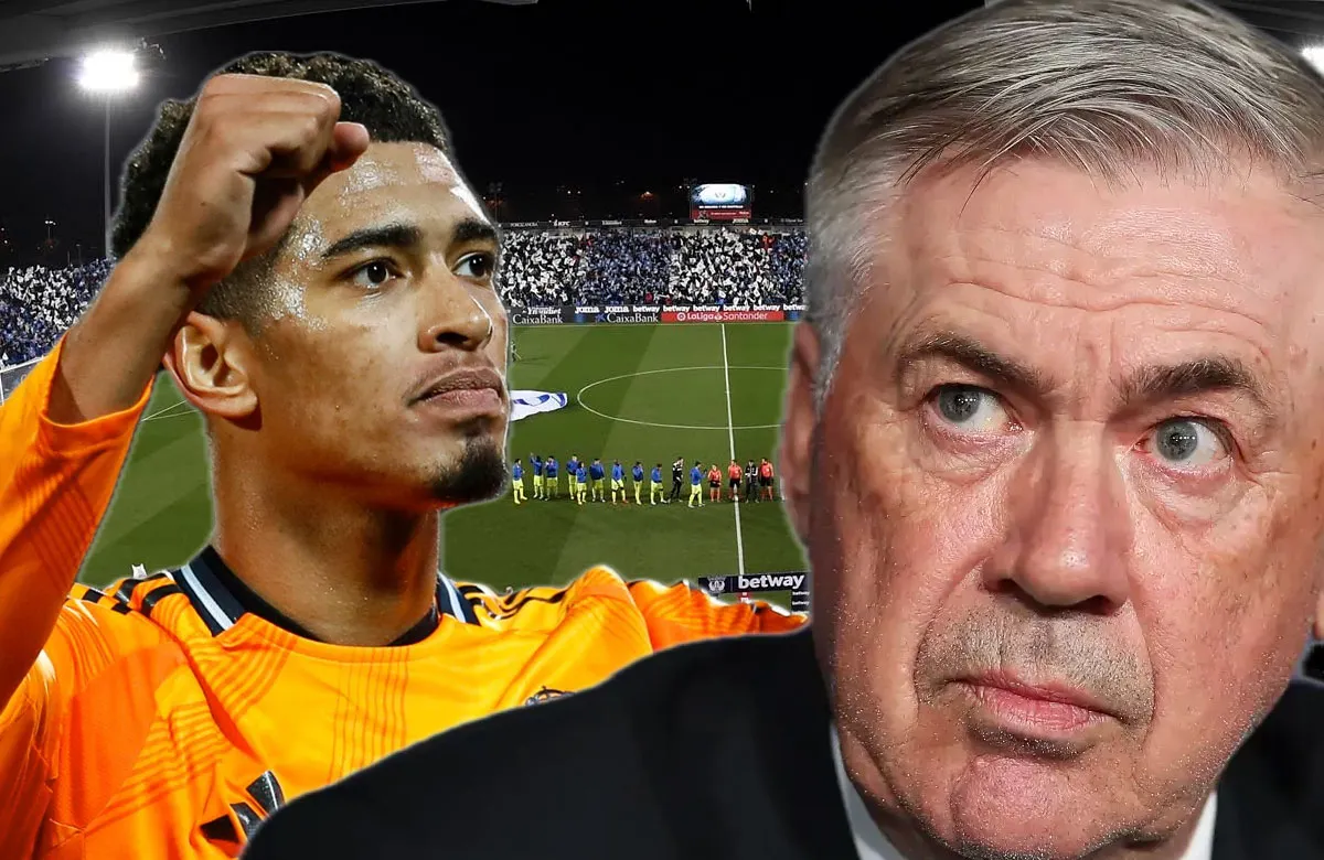 Jude Bellingham y Carlo Ancelotti