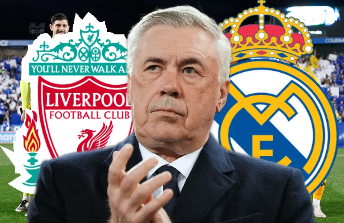 Carlo Ancelotti ya piensa en el once inicial para enfrentar al Liverpool