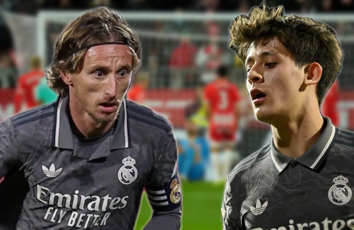 Luka Modric y Arda Güler tuvieron un cara a cara en Montilivi