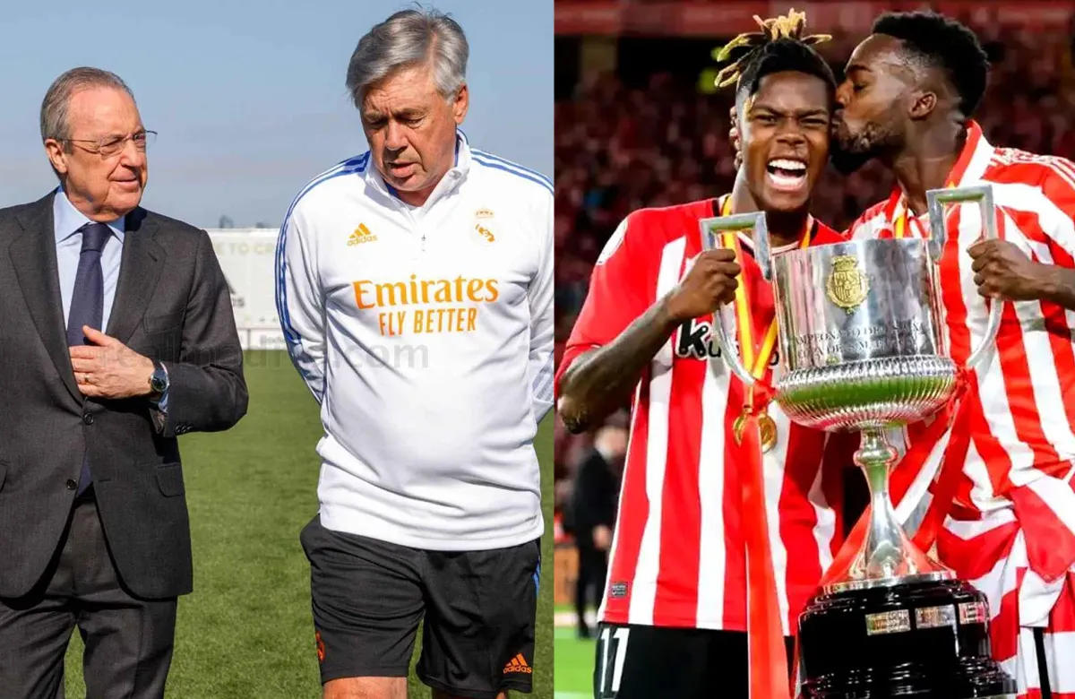 Nico, Iñaki, Ancelotti y Florentino