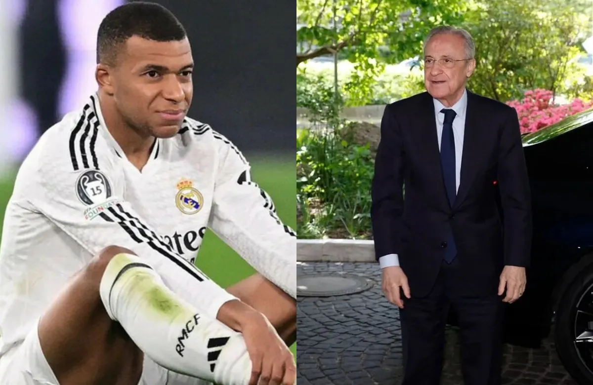 Kylian Mbappé y Florentino Pérez
