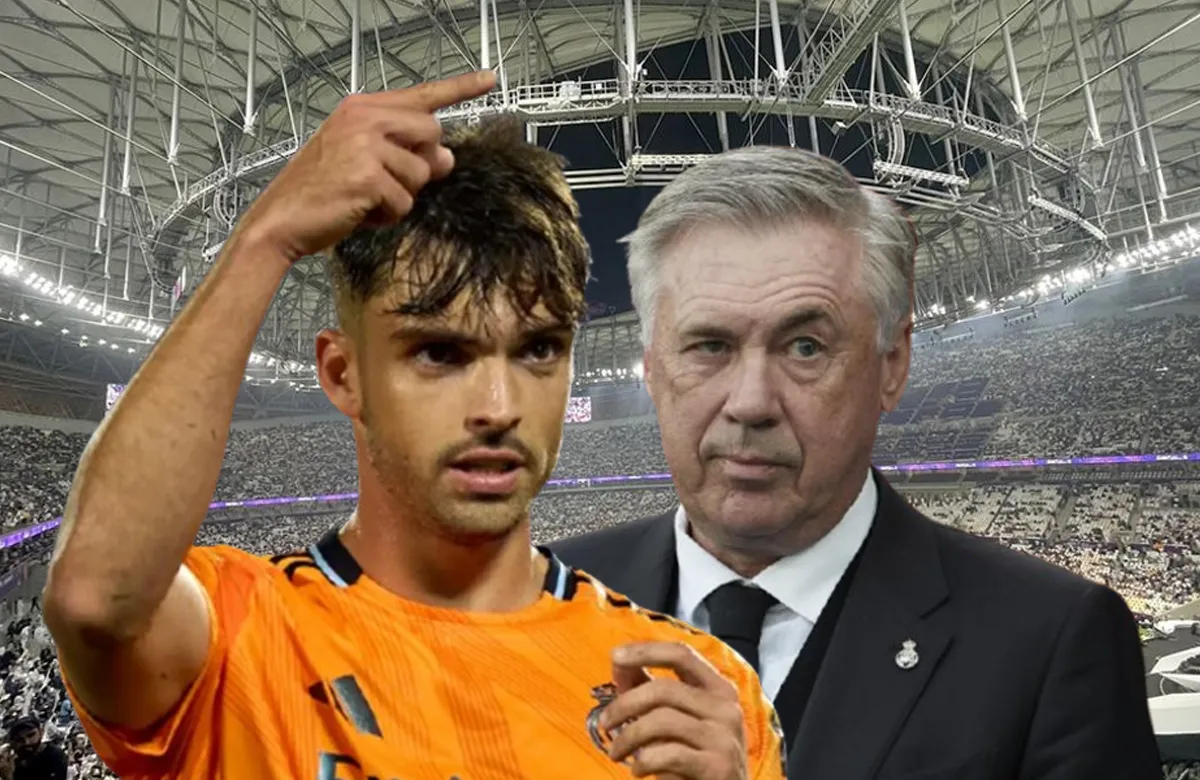 Raúl Asencio, Carlo Ancelotti y el Estadio Lusail de Qatar.