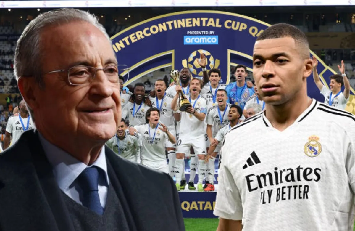 Kylian Mbappé y Florentino Pérez.
