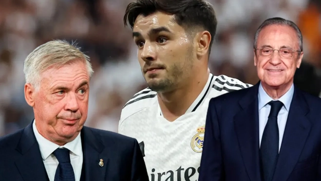 Florentino Pérez y Carlo Ancelotti tienen muy claro lo de Brahim