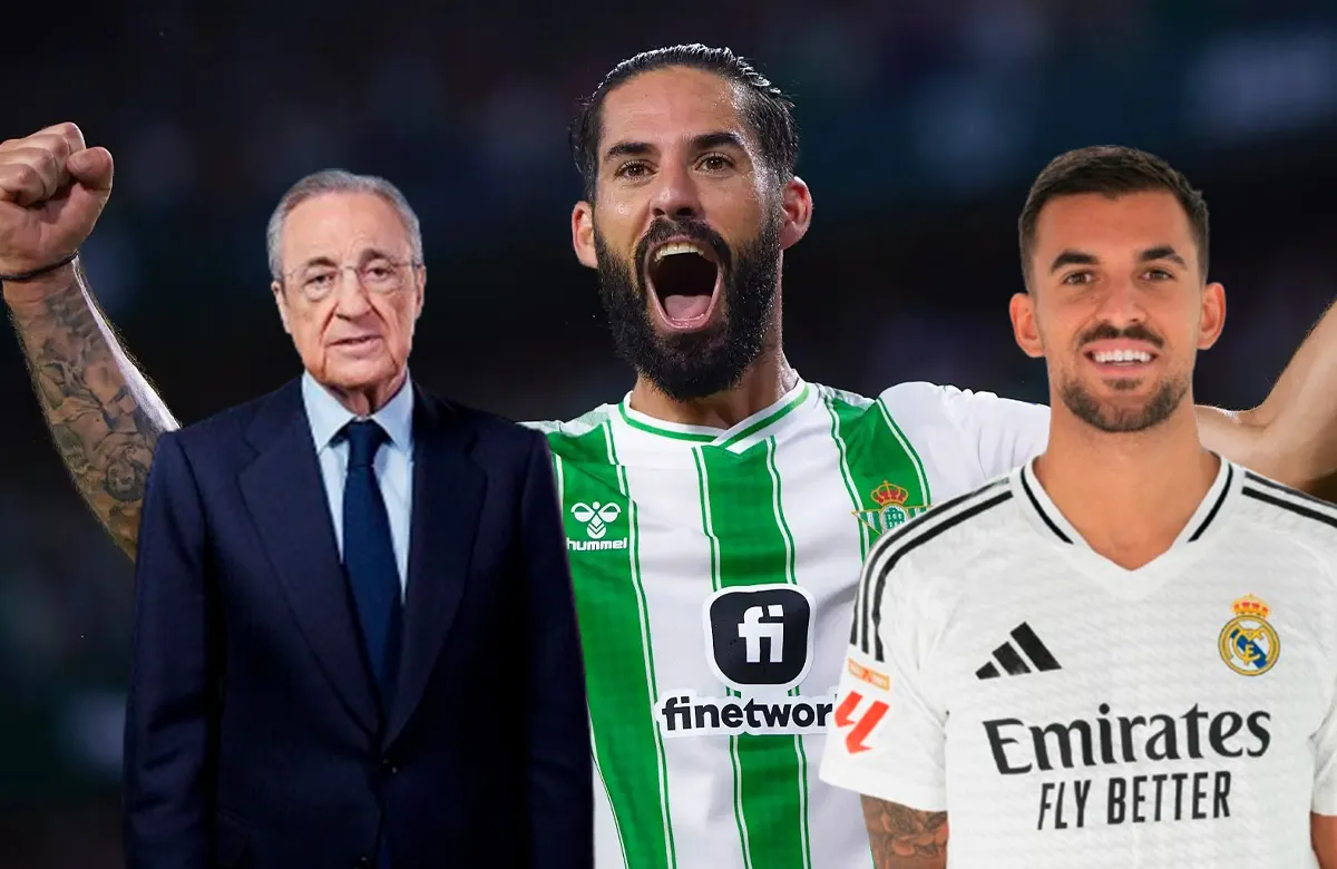 Florentino Pérez, Dani Ceballos e Isco Alarcón.