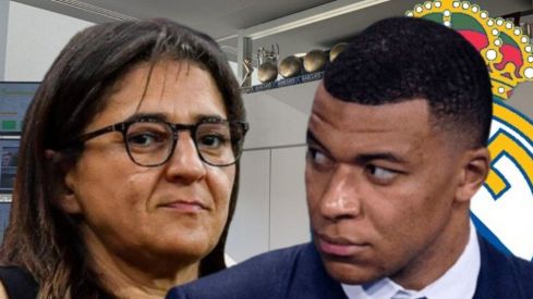 Fayza Lamari y Kylian Mbappé